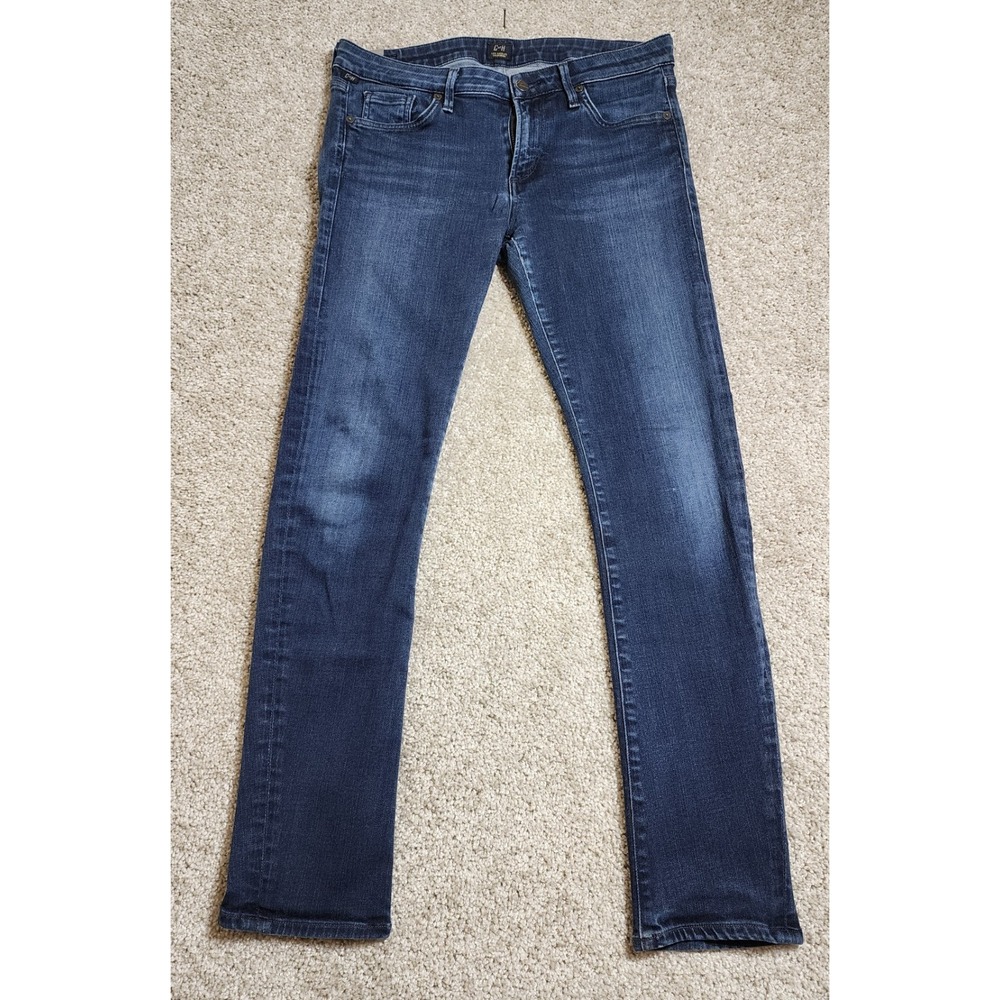 Citizens of Humanity Arielle Petite Mid-Rise Skinny Jeans in Space - Size 29